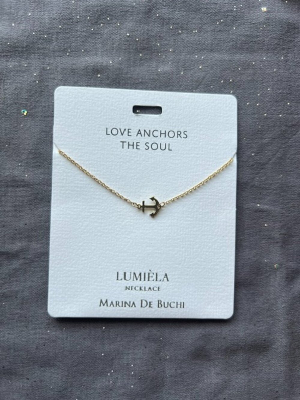 Necklace_Love Anchors The Soul, NWT